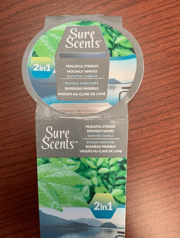 Sure Scents 2-1 Peaceful Stream/Moonlit Waves Candles - Image 2