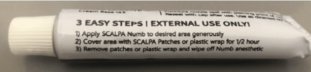 Scalpa Numb Maximum Strength Topical Anesthetic Cream - Image 5