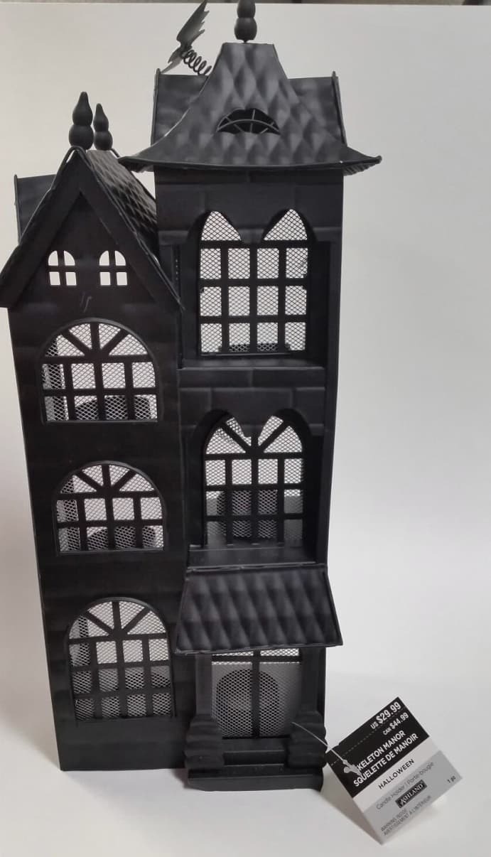 3-Tier Haunted Townhouse candle holders - Image 1