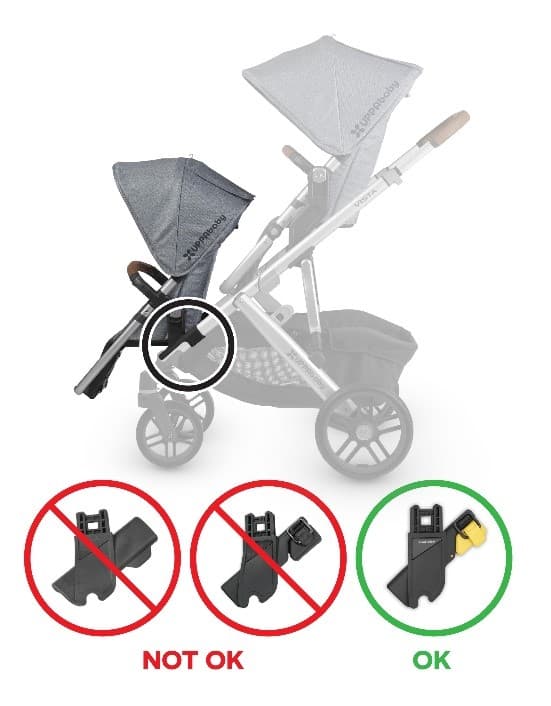 UPPAbaby adapters included with Rumbleseats - Image 1