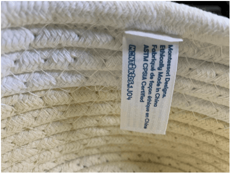 Basket with Balls toys sold with Monti Kids Tummy-Time, 4-6M Play and Early Gross Motor subscription boxes - Image 3