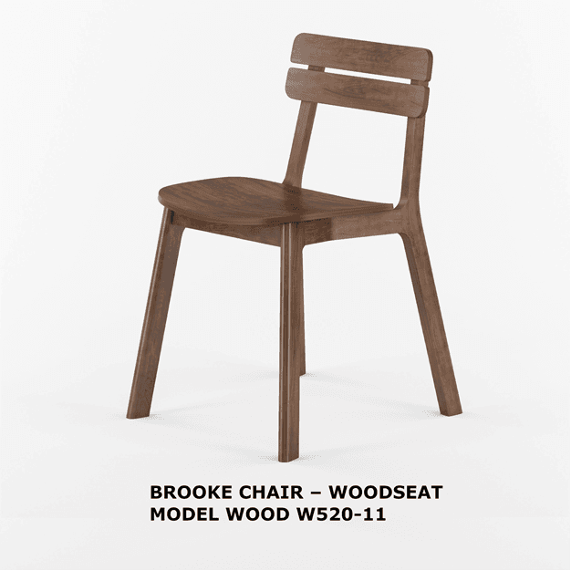 Wood dining chairs - Image 1