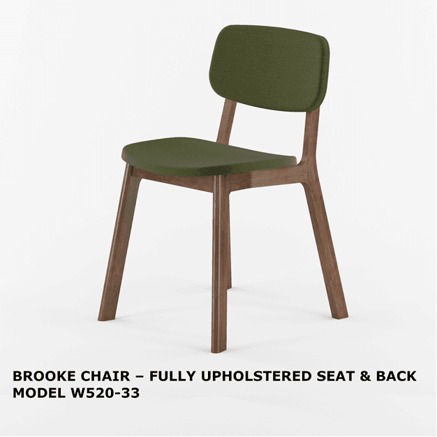 Wood dining chairs - Image 3