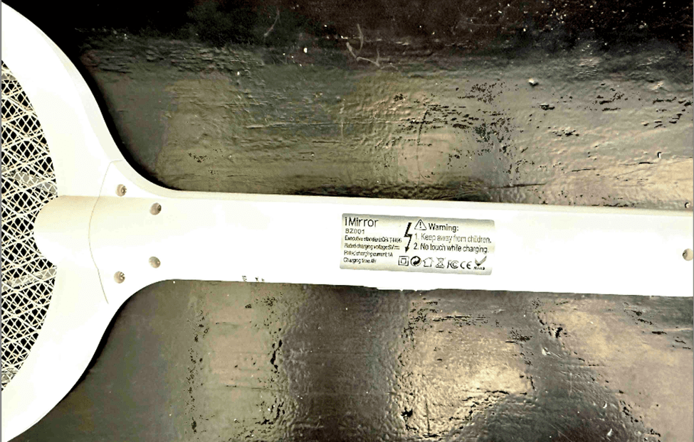 Rechargeable Electric Bug Zapper Racket, Fly Swatter, and Mosquito Swatter for Indoor and Outdoor use - Image 2