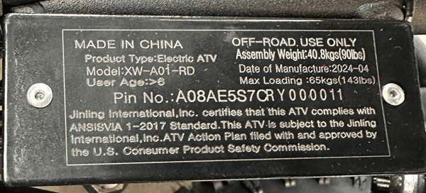 Droyd Fury Youth All-Terrain Vehicles (ATVs) - Image 3