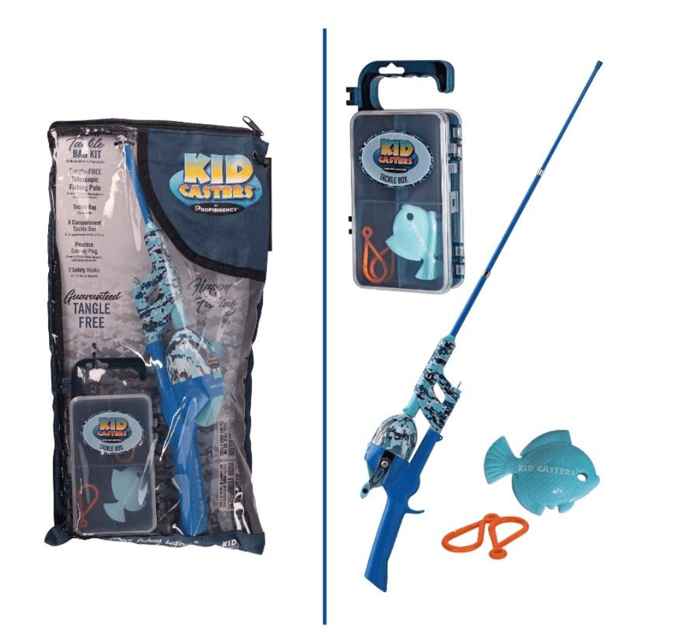 Children's Fishing Rods sold with Kid Casters No Tangle Combos - Image 1