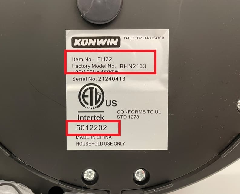 Konwin Desktop Heaters - Image 2