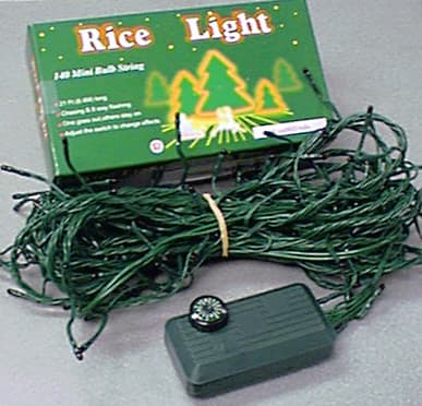 "Rice Light" decorative Christmas lights - Image 1