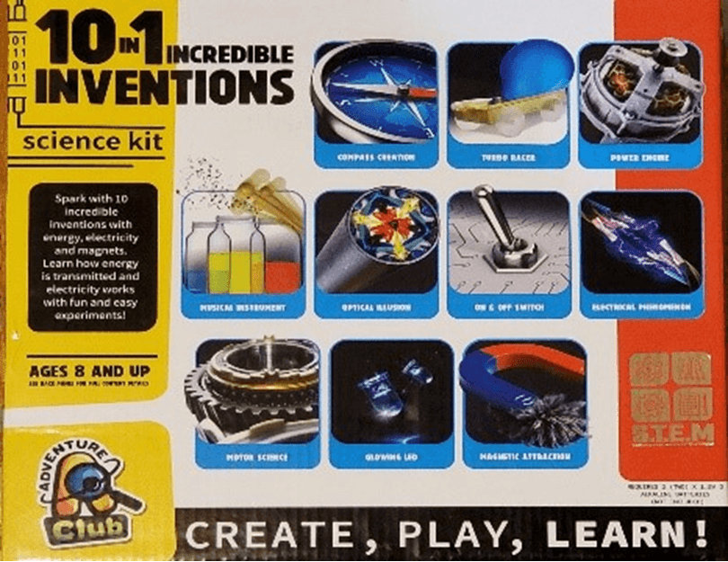 10-in-1 Incredible Inventions Science Kits - Image 1