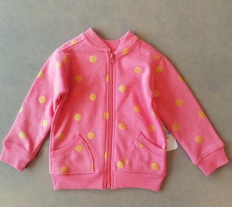 Children's zipper hooded sweatshirts and girls bomber jackets - Image 1