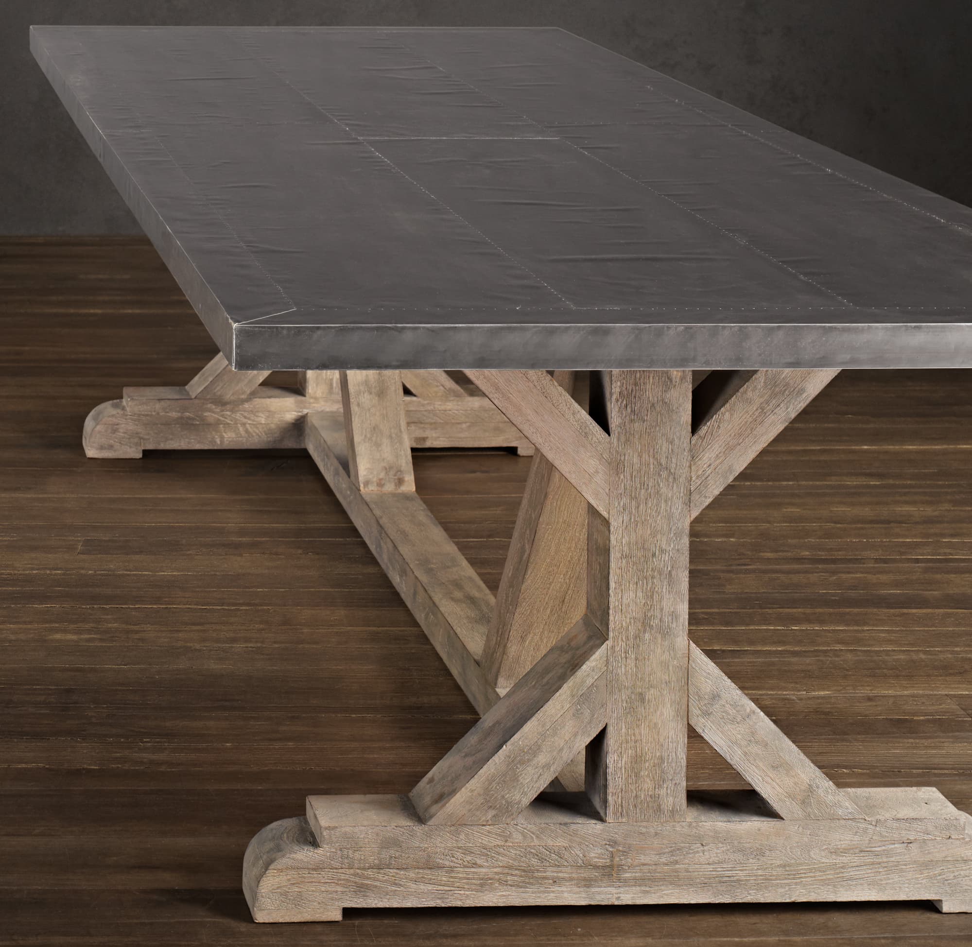 Metal top dining tables - Image 1