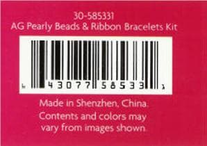 American Girl Crafts™ Pearly Beads & Ribbon Bracelets kit - Image 2