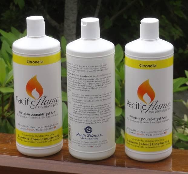 Pacific Flame Pourable Gel Fuel Bottles - Image 2