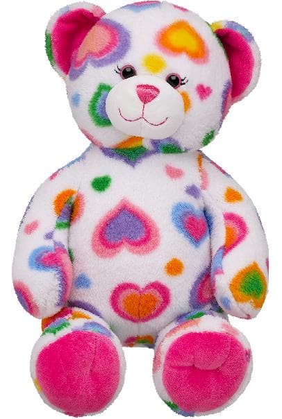Colorful Hearts Teddy Bears - Image 1