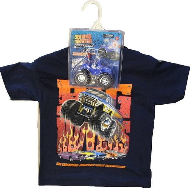 Toy truck gifts with boy's t-shirts - Image 2