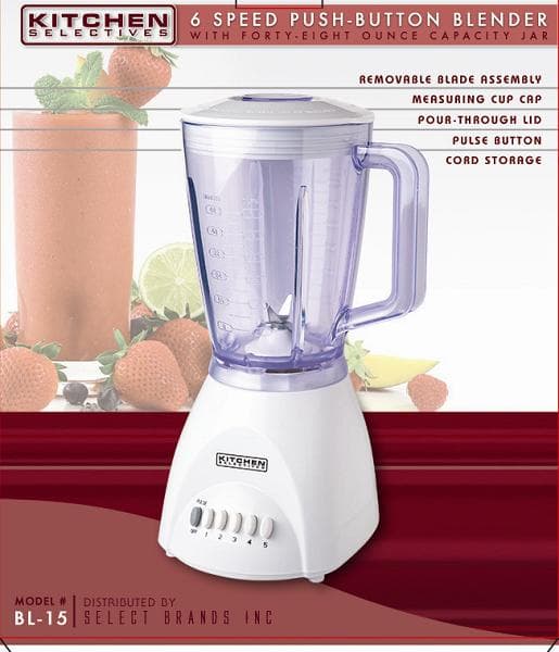 Kitchen Selectives® 6-Speed Blender - Image 2