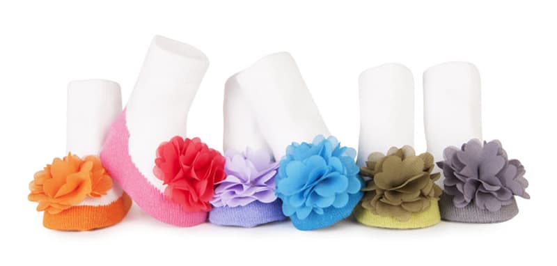 Aubree's and "Hearts" baby socks - Image 1