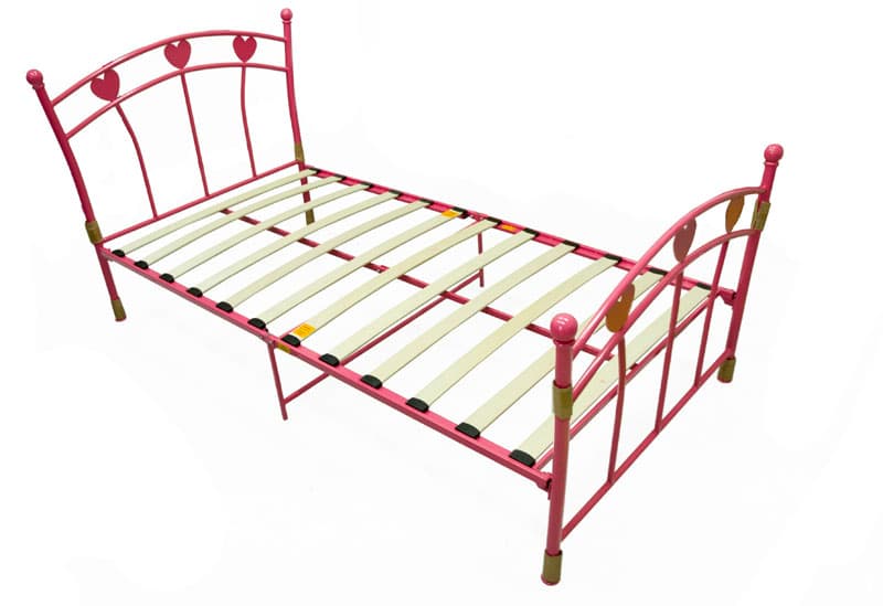 Sleepharmony Metal Youth Beds in pink - Image 1
