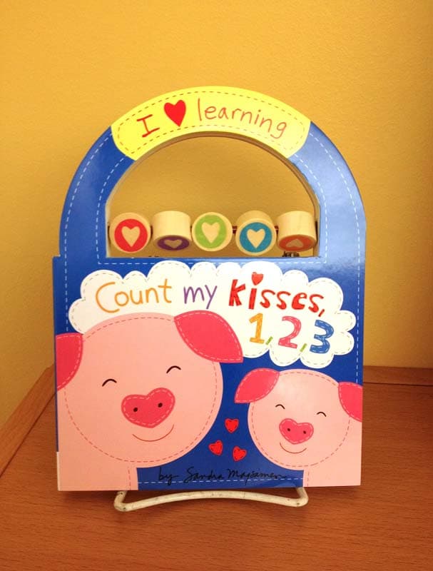 Children's books titled "Count my Kisses, 1, 2, 3" and "Red, Green, Blue, I Love You" - Image 1