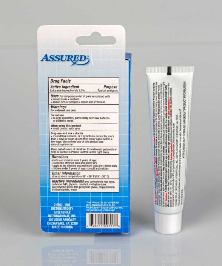 Assured Burn Relief Gel - Image 2