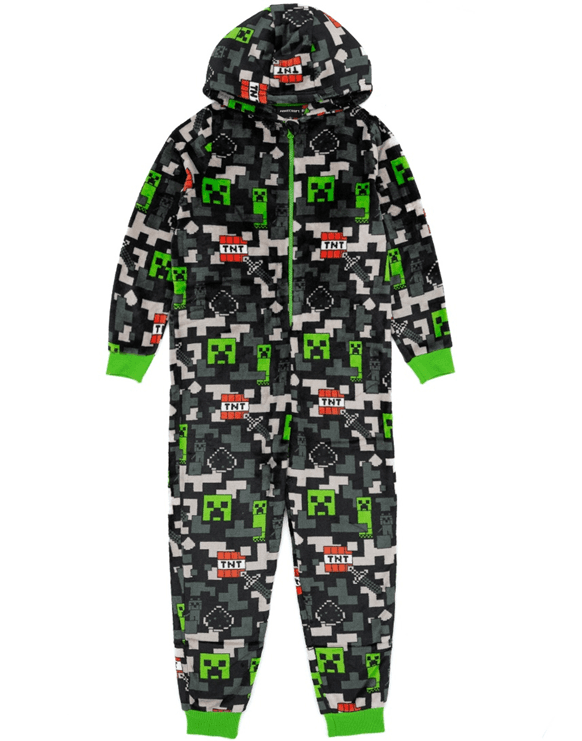 Vanilla Underground "Minecraft TNT" One-Piece Pajamas - Image 1