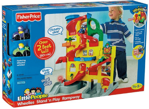 Fisher-Price Little People Wheelies Stand 'n Play Rampway - Image 2