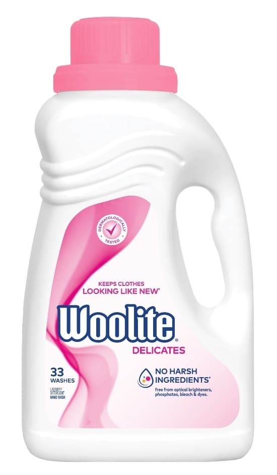 Woolite Delicates detergent in 50-fluid-ounce bottles - Image 1
