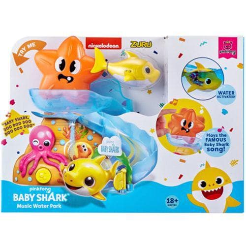 Robo Alive Junior Baby Shark Sing & Swim Bath Toys (full-size) and Robo Alive Junior Mini Baby Shark Swimming Bath Toys (mini-size) - Image 10