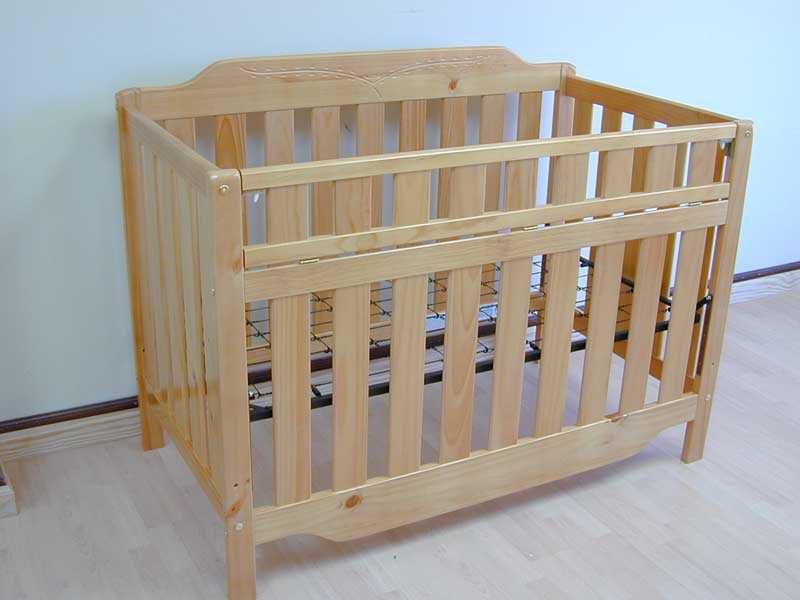 Wooden convertible cribs sold under the following model names: "Always Crib," "Crib 4 Life," "Legendary Crib," "Set 4 Life," and "Crib-2-College" - Image 1