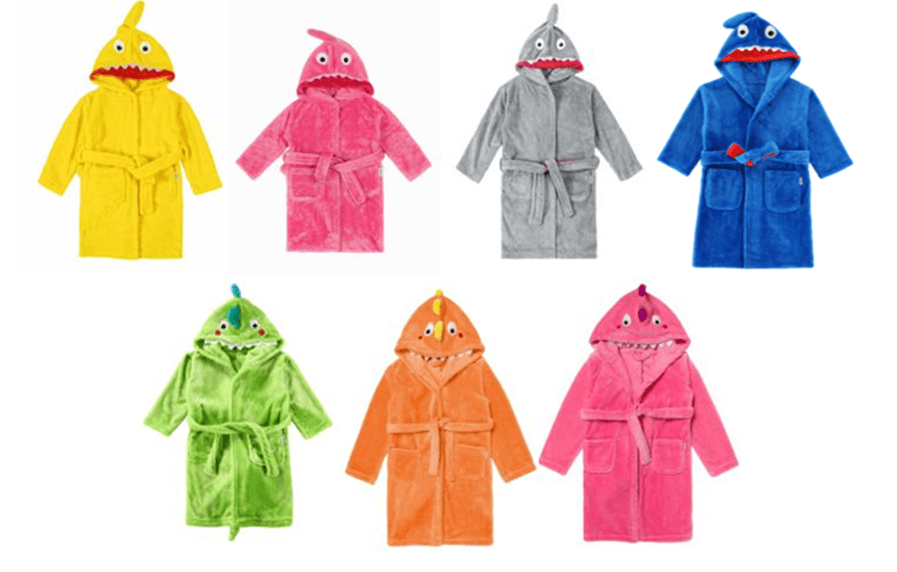 Lolanta children's hooded flannel bathrobes - Image 1