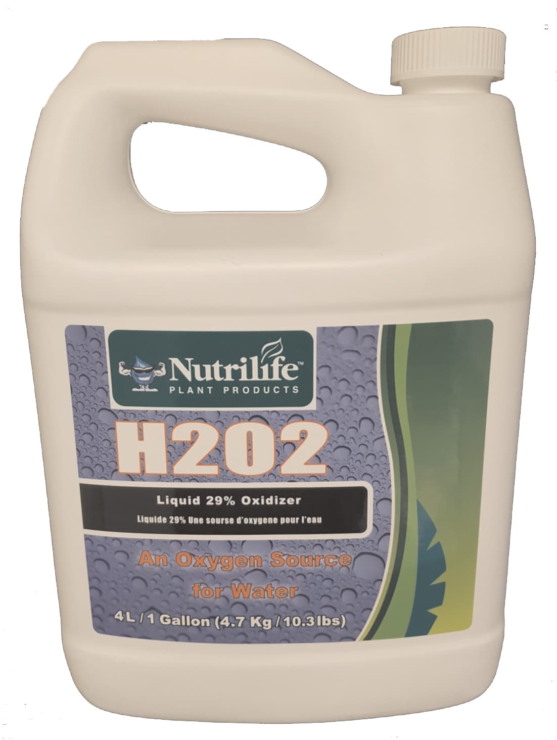 Nutrilife 29% hydrogen peroxide (H202) one-gallon bottles - Image 1