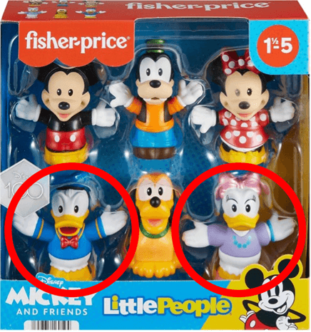 Fisher-Price Little People Mickey and Friends Figures - Image 3