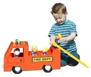 Fire Engine Pull-Along Toys - Image 1