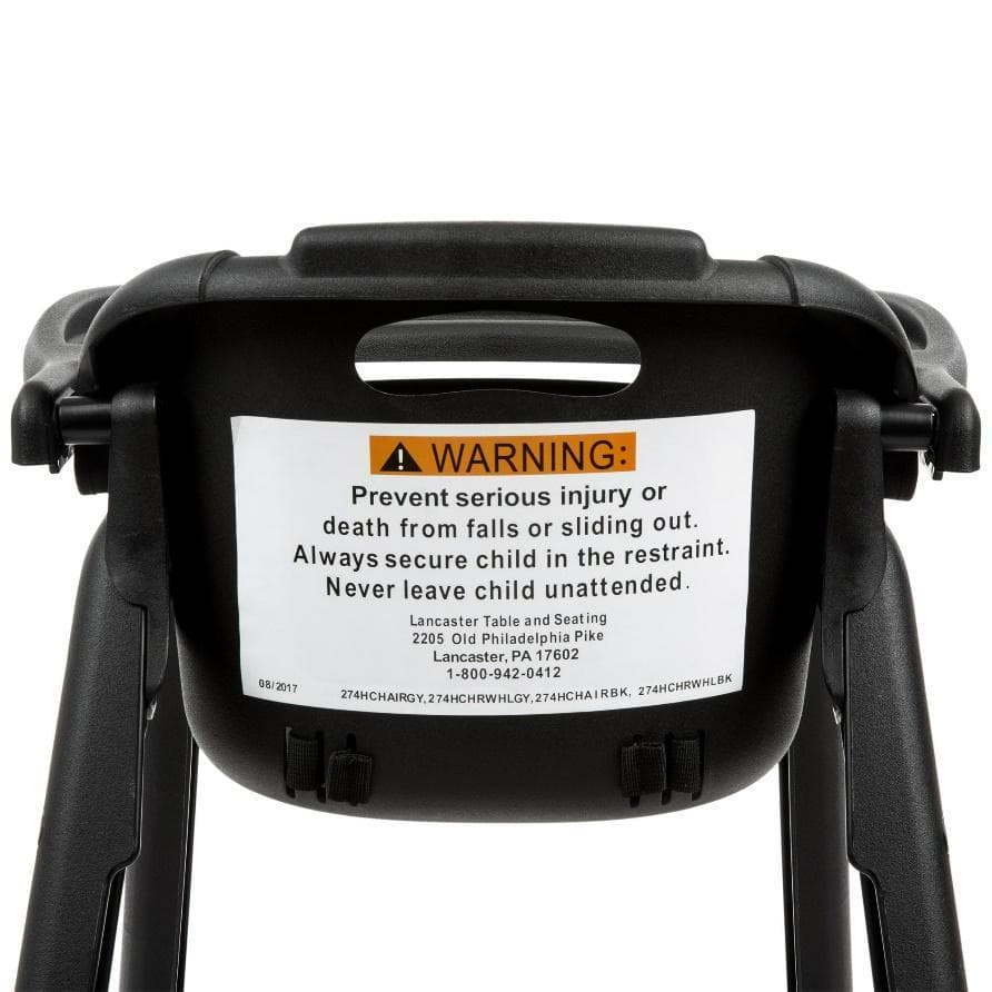 Lancaster Table & Seating Standard Height Plastic Restaurant High Chairs - Image 5