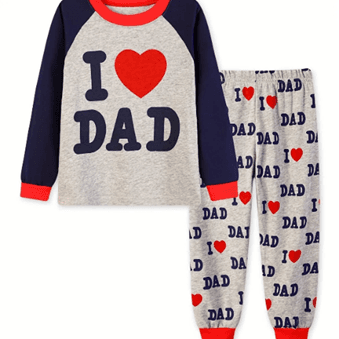 Children's Long-Sleeve/Pants Two-Piece Pajama Sets - Image 1