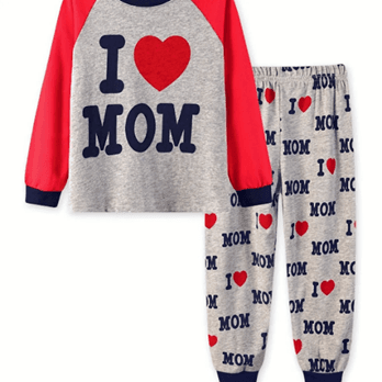 Children's Long-Sleeve/Pants Two-Piece Pajama Sets - Image 2