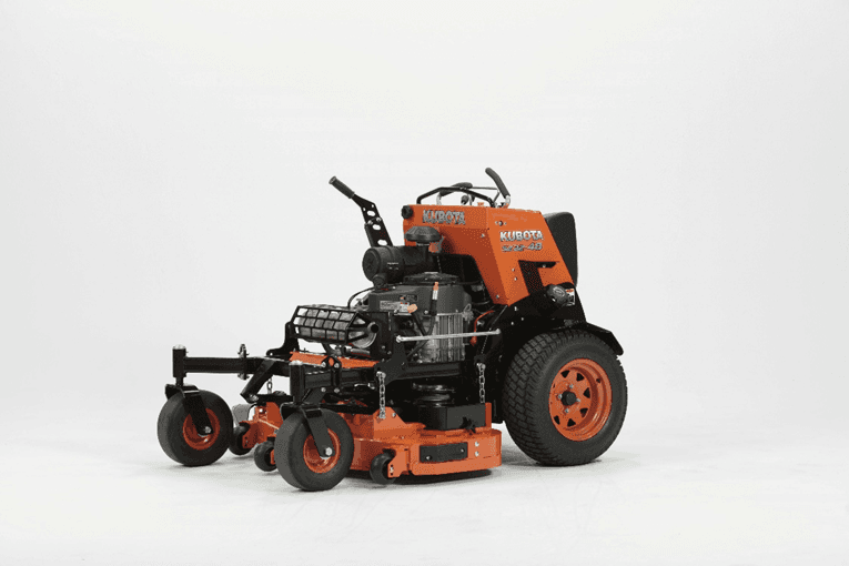 Bobcat-branded and Kubota-branded stand-on zero-turn lawnmowers - Image 2