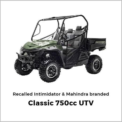 Intimidator and Mahindra branded utility vehicles (UTVs) - Image 2