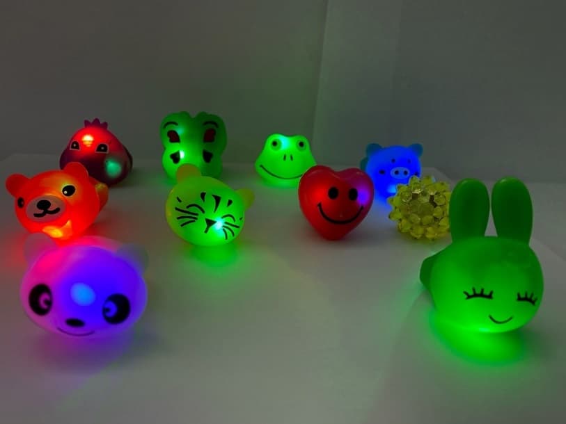 LED Light-up Jelly Ring Toys - Image 1