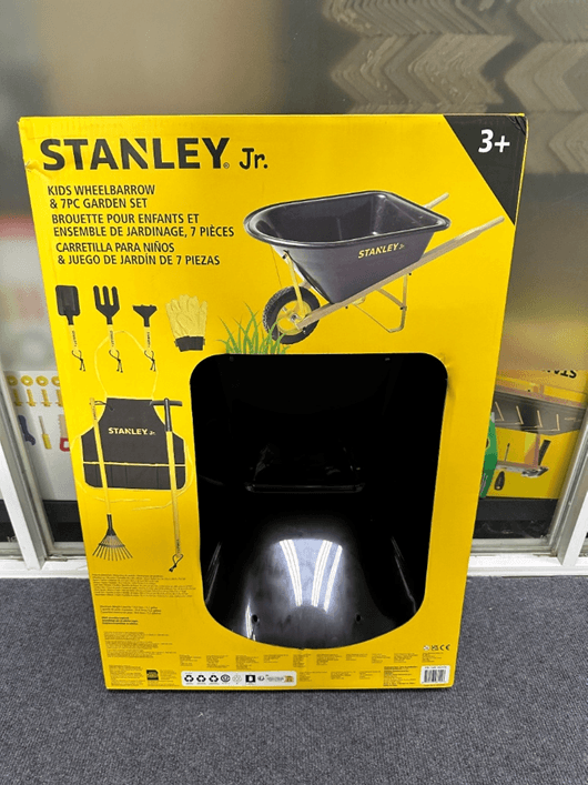 Stanley Jr. Kids Wheelbarrow and 7-piece Garden Sets - Image 2