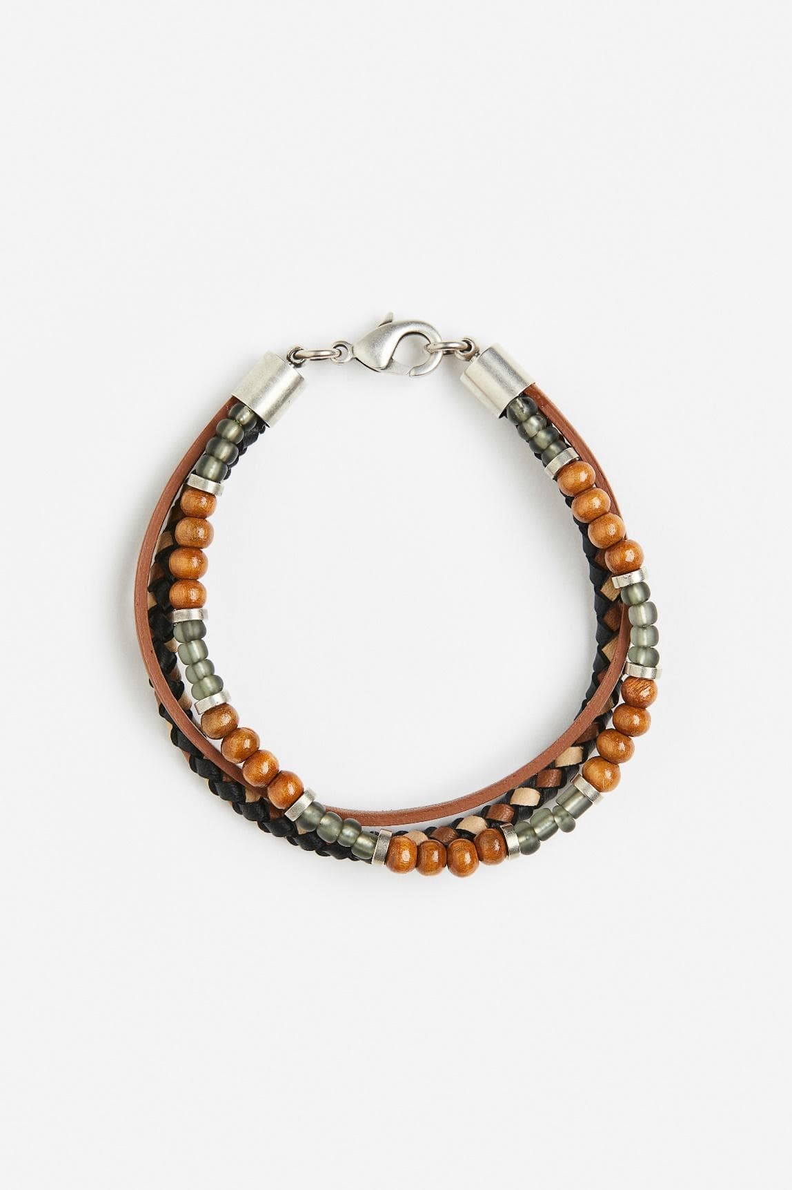 Men's clasp beaded bracelets - Image 1