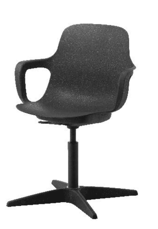 IKEA ODGER Swivel Chairs, Anthracite - Image 1