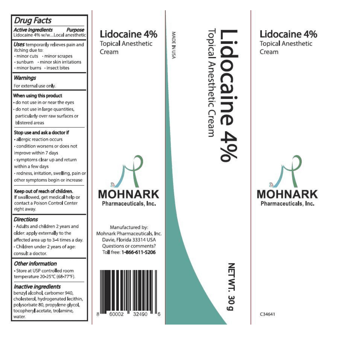 Lidocaine 4% Topical Anesthetic Cream - Image 1