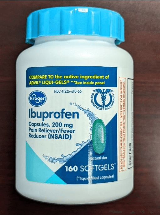 Kroger Aspirin, 300 count bottles and Ibuprofen, 160 count bottles - Image 2