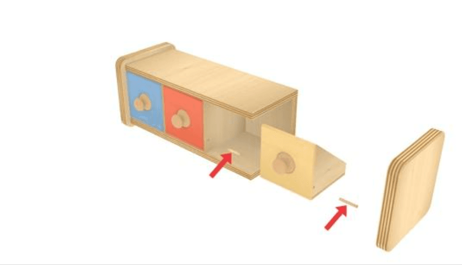 Monti Kids Toy Box with Bins - Image 2
