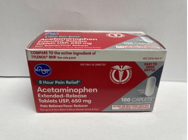 Kroger Acetaminophen, 100 count bottles - Image 3