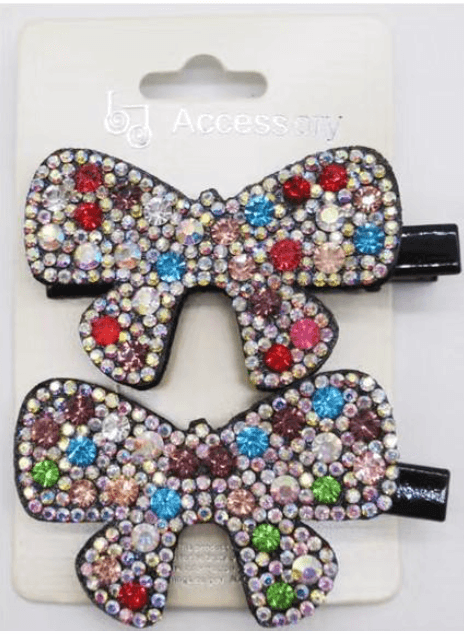 Children's Bowtie Hairclips - Image 1