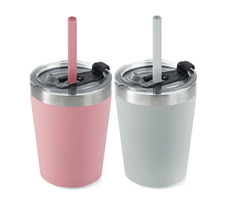 PandaEar Stainless Steel Toddler Cups, 8 oz. - Image 1