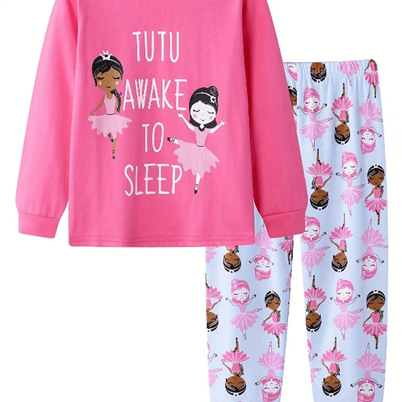 Children's Long-Sleeve/Pants Two-Piece Pajama Sets - Image 3