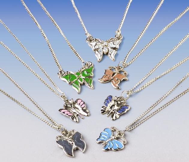 Children's Butterfly Necklaces - Image 1